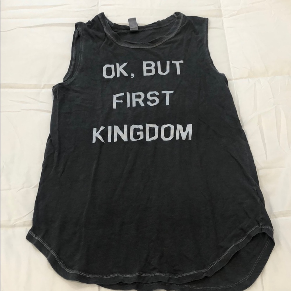 Dark Grey Workout Tank